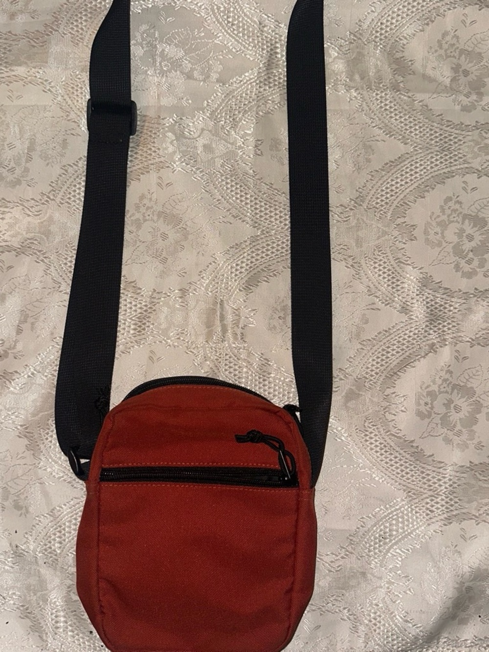 Burnt orange crossbody bag Unisex